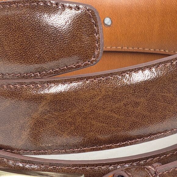 JOS. A. BANK BROWN GENUINE LEATHER 1\
